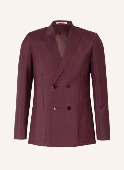 VALENTINO Suit jacket Slim fit with mohair, Color: DARK RED (Image 1)