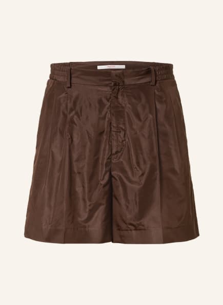 VALENTINO Silk shorts, Color: BROWN (Image 1)