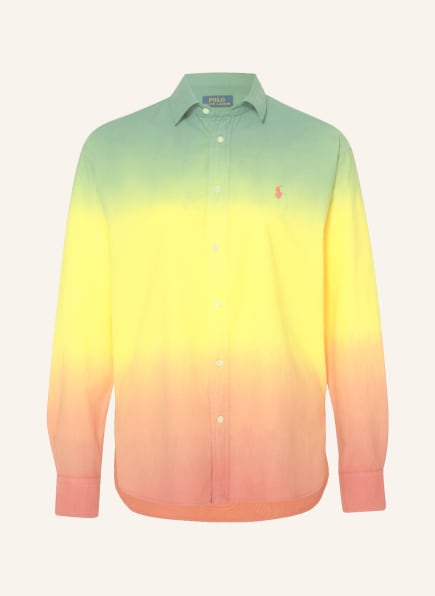 POLO RALPH LAUREN Hemdbluse, Farbe: OLIV/ GELB/ LACHS (Bild 1)