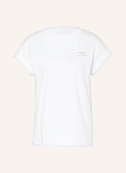 rich&royal T-Shirt mit Schmucksteinen , Farbe: WEISS (Bild 1)