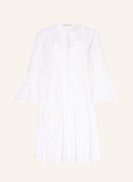 ESPRIT Dress with lace, Color: WHITE (Image 1)