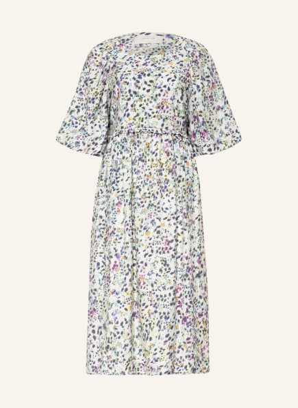 MUNTHE Kleid VATRINE mit Rüschen, Farbe: WEISS/ LILA (Bild 1)