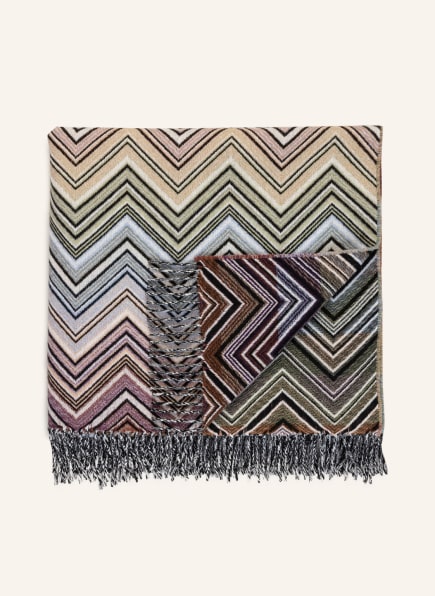 MISSONI Home Throw PERSEO, Color: GREEN/ PURPLE/ YELLOW (Image 1)