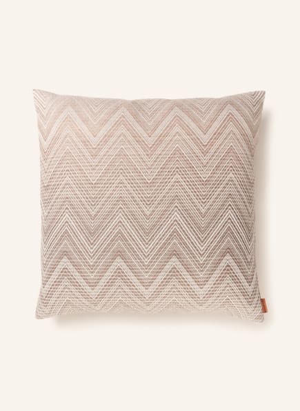 MISSONI Home Decorative cushion TIMMY with down filling, Color: BROWN/ LIGHT BROWN/ WHITE (Image 1)