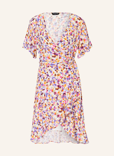 COLOURFUL REBEL Wickelkleid EVY, Farbe: LILA/ PINK/ ORANGE (Bild 1)