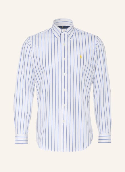 POLO RALPH LAUREN Hemd Custom Fit, Farbe: WEISS/ BLAU (Bild 1)