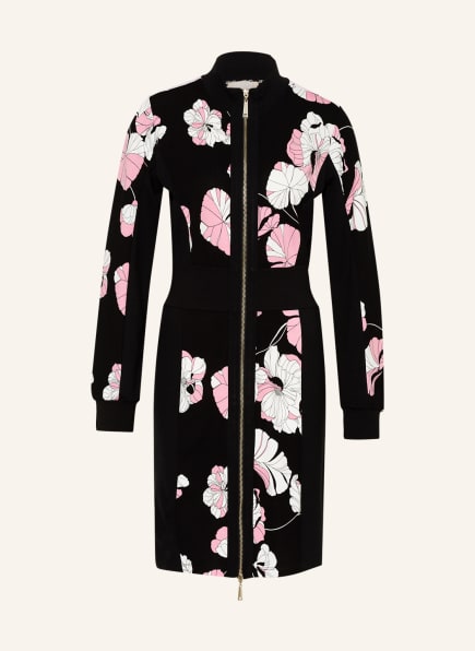 LIU JO Sweat dress, Color: BLACK/ WHITE/ PINK (Image 1)