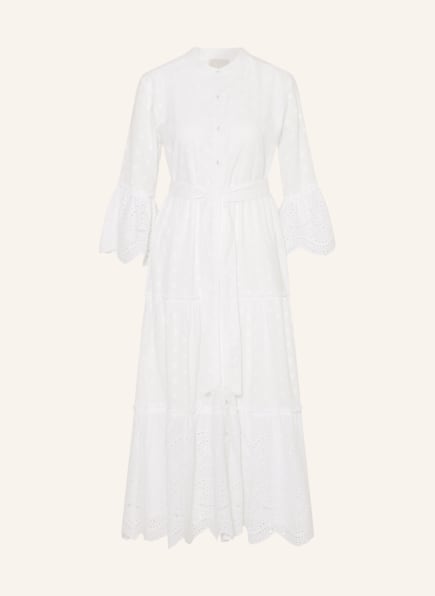 MRS & HUGS Shirt dress with embroidery, Color: WHITE (Image 1)