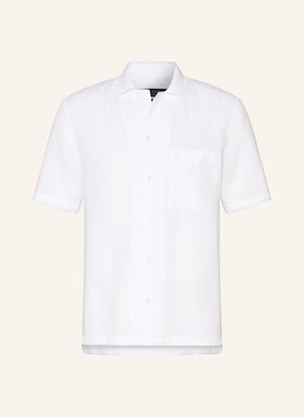 Marc O'Polo Kurzarm-Hemd Regular Fit aus Leinen, Farbe: WEISS (Bild 1)