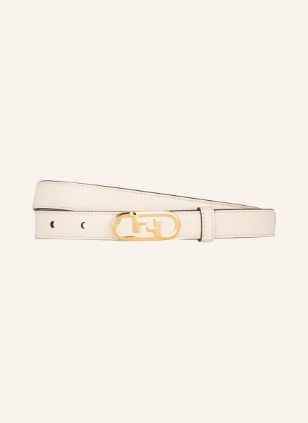 FENDI Leather belt in cream \u0026 another 