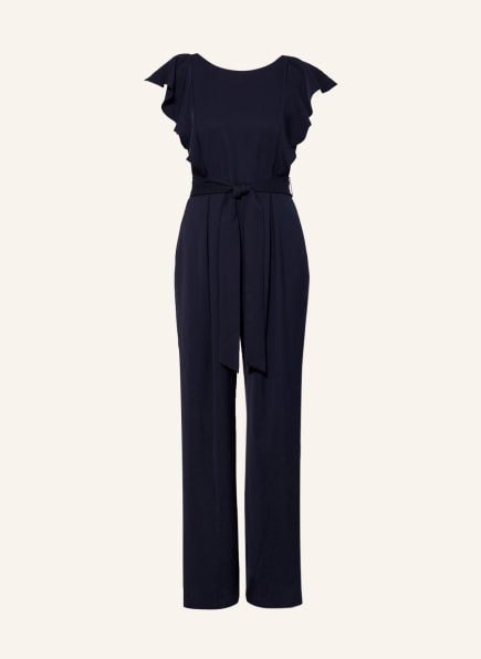Phase Eight Jumpsuit BRIDIE with frills, Color: DARK BLUE (Image 1)