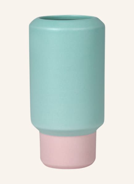 lucie kaas Vase FUMARIO SMALL, Farbe: MINT/ ROSA (Bild 1)