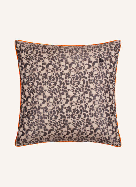 SPORTALM Decorative cushion cover with glitter thread, Color: TAUPE/ BLACK (Image 1)