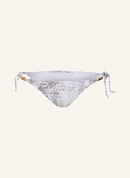 heidi klein Triangle bikini bottoms CORE ROPE, Color: WHITE/ TAUPE (Image 1)