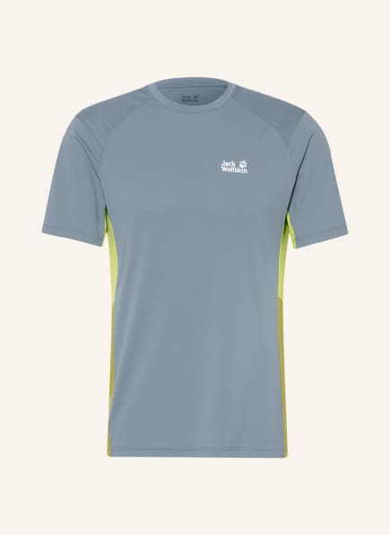 Jack Wolfskin T-Shirt NARROWS, Farbe: PETROL/ HELLGRÜN/ OLIV (Bild 1)