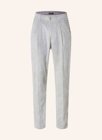 DRYKORN Corduroy trousers CHASY with cropped leg length, Color: LIGHT GRAY (Image 1)