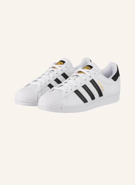 adidas Originals Sneakers SUPERSTAR VEGAN, Color: WHITE/ BLACK (Image 1)