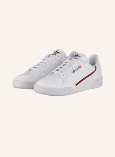 adidas Originals Sneaker CONTINENTAL 80 VEGAN, Farbe: WEISS (Bild 1)