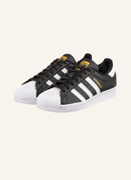 adidas Originals Sneaker SUPERSTAR VEGAN, Farbe: SCHWARZ/ WEISS (Bild 1)