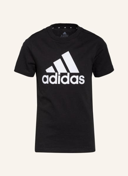 adidas T-Shirt, Farbe: SCHWARZ/ WEISS (Bild 1)