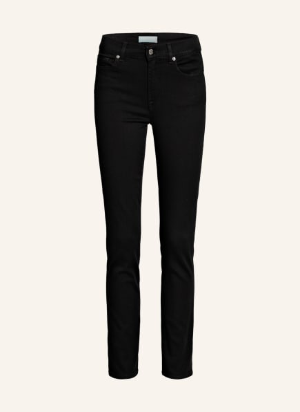 7 for all mankind Skinny Jeans ROXANNE BAIR , Farbe: B(air) Rinsed Black  BLACK (Bild 1)