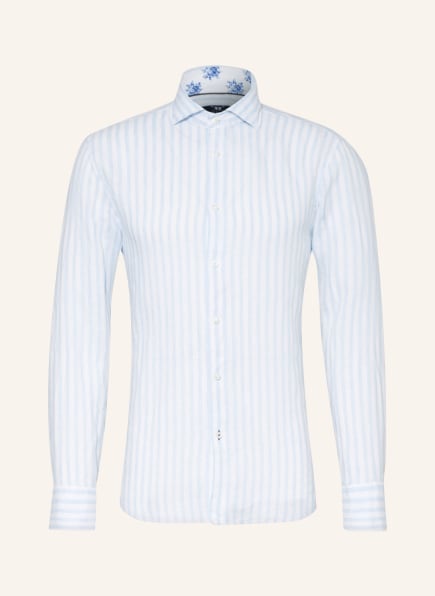 STROKESMAN'S Leinenhemd Modern Fit , Farbe: HELLBLAU/ WEISS (Bild 1)