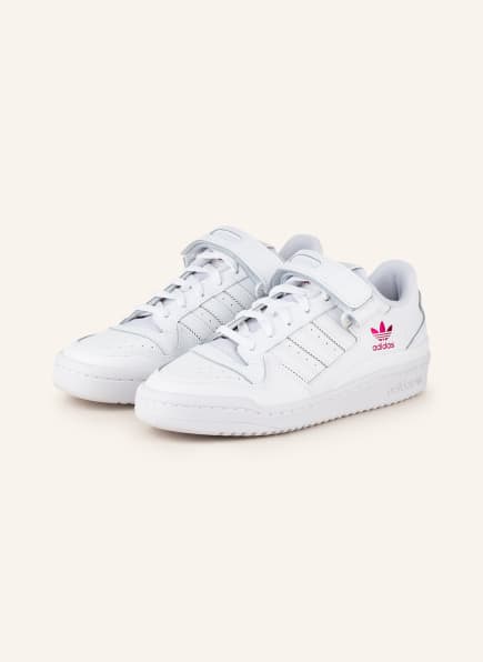 adidas Originals Sneaker FORUM LOW, Farbe: WEISS/ PINK (Bild 1)