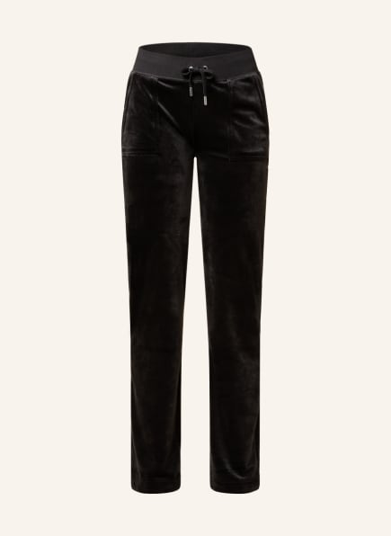 Juicy Couture Velour trousers DEL RAY, Color: BLACK (Image 1)