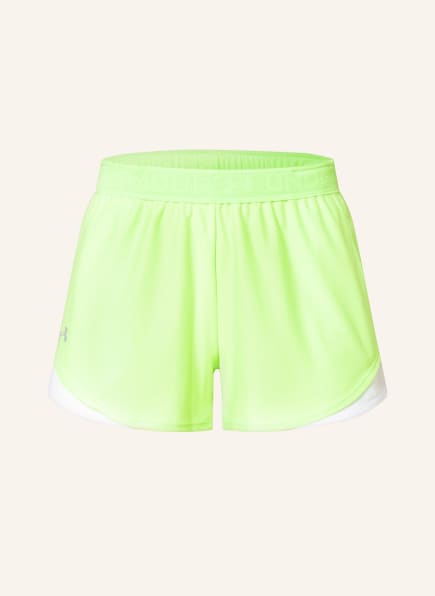 UNDER ARMOUR Training shorts UA PLAY UP 3.0, Color: NEON GREEN (Image 1)