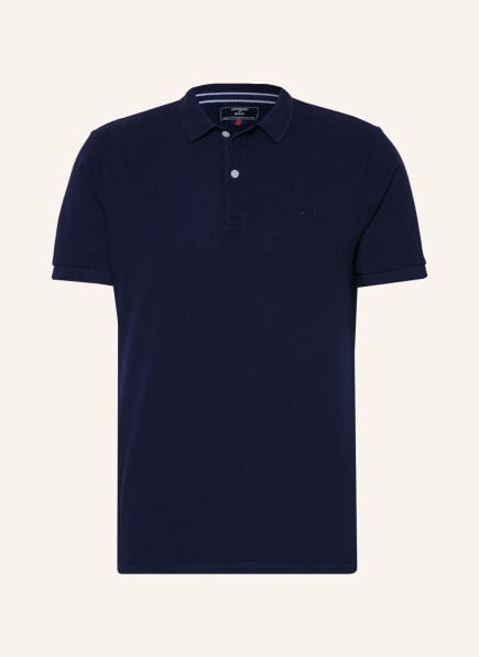 Superdry Piqué-Poloshirt, Farbe: DUNKELBLAU (Bild 1)