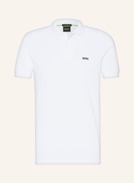 BOSS Piqué-Poloshirt PIRO Regular Fit, Farbe: WEISS (Bild 1)