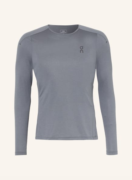 On Running T-shirt PERFORMANCE made of mesh, Color: GRAY (Image 1)