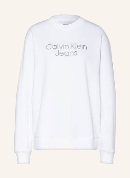 Calvin Klein Jeans Oversized-Sweatshirt , Farbe: WEISS (Bild 1)