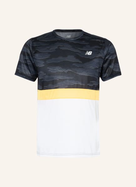 new balance Running shirt ACCERLERATE made of mesh, Color: BLACK/ GRAY (Image 1)