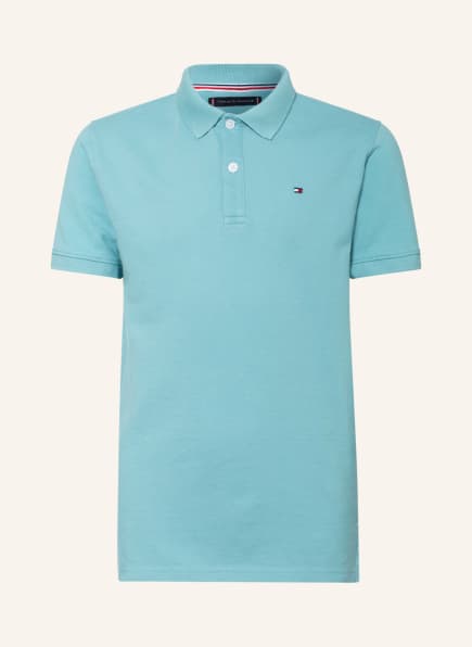 TOMMY HILFIGER Piqué-Poloshirt Classic Fit, Farbe: HELLBLAU (Bild 1)
