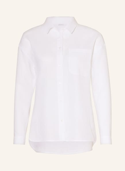 darling harbour Shirt blouse made of linen, Color: WHITE (Image 1)
