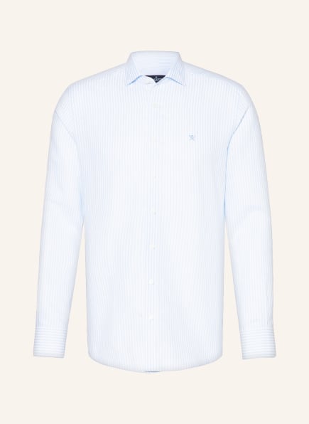 HACKETT LONDON Hemd Slim Fit mit Leinen, Farbe: HELLBLAU/ WEISS (Bild 1)