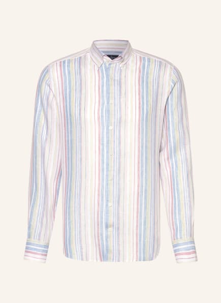 HACKETT LONDON Leinenhemd BROMPTON Slim Fit , Farbe: HELLORANGE/ HELLGELB/ HELLBLAU (Bild 1)