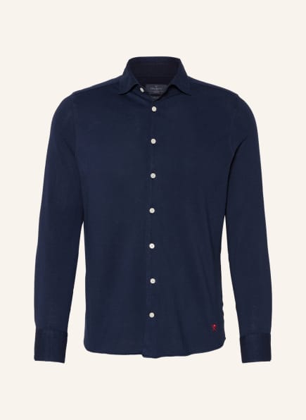 HACKETT LONDON Piqué-Hemd Slim Fit, Farbe: BLAU (Bild 1)