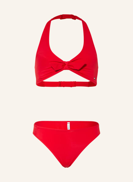 TOMMY HILFIGER Neckholder-Bikini, Farbe: ROT (Bild 1)