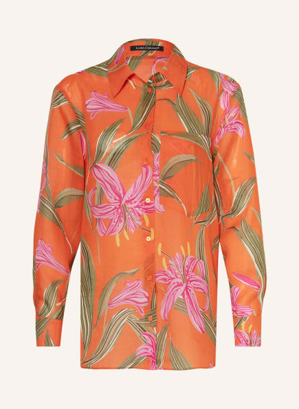 LUISA CERANO Shirt blouse , Color: ORANGE/ PINK/ GREEN (Image 1)