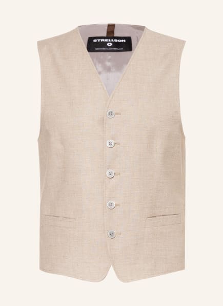 strellson Anzugsweste GAWIN Slim Fit, Farbe: 265 Medium Beige               265 (Bild 1)