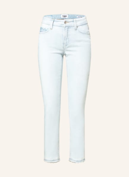 CAMBIO Skinny Jeans PARIS mit Schmucksteinen, Farbe: 5336 light summer scratched wa (Bild 1)