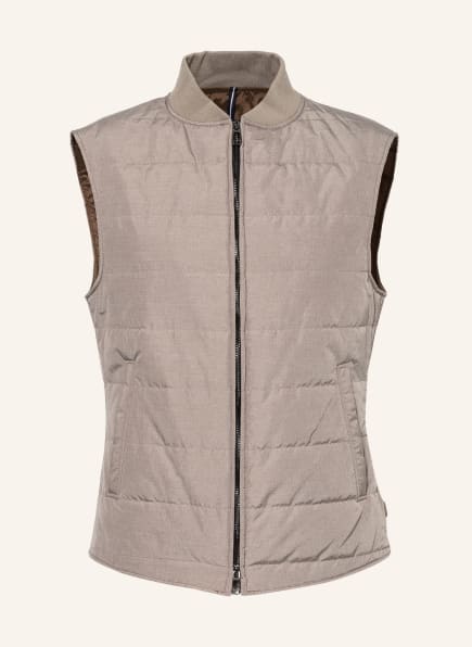 JOOP! Quilted vest WILMOT , Color: BEIGE (Image 1)