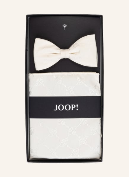 JOOP! Set: Bow tie and pocket handkerchief, Color: CREAM (Image 1)