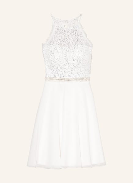 VM VERA MONT Cocktail dress with lace and sequins, Color: WHITE (Image 1)
