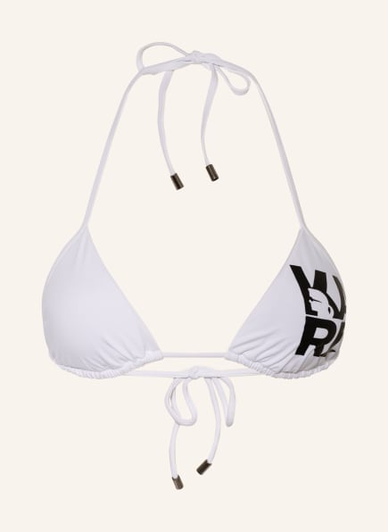 KARL LAGERFELD Triangel-Bikini-Top, Farbe: WEISS/ SCHWARZ (Bild 1)