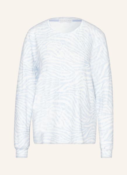 P.J.Salvage Lounge shirt, Color: WHITE/ LIGHT BLUE (Image 1)