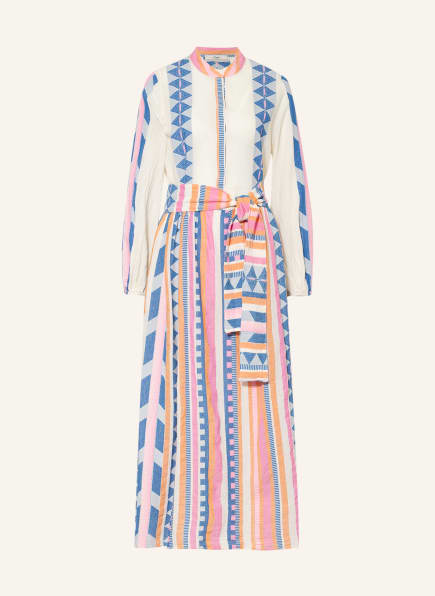 Devotion Kleid, Farbe: CREME/ BLAU/ ROSA (Bild 1)