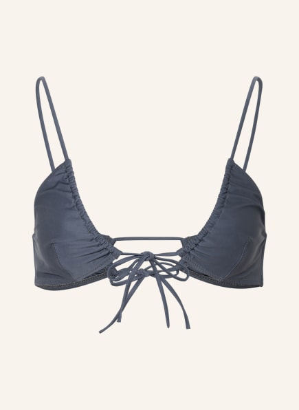 JACQUEMUS Triangel-Bikini-Top LE HAUT TROPEA , Farbe: GRAU (Bild 1)